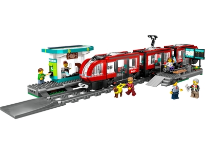 LEGO Stadstram en station (60423)