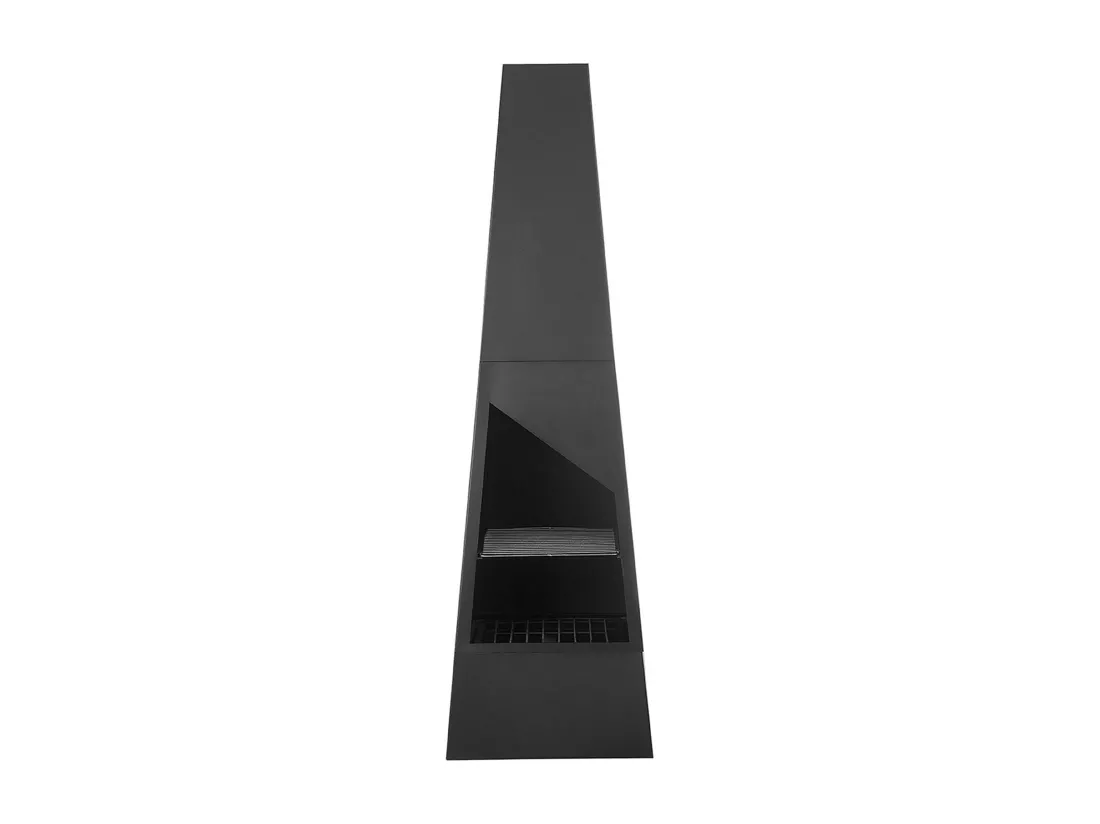 Foyer avec grille YATE Métal Noir