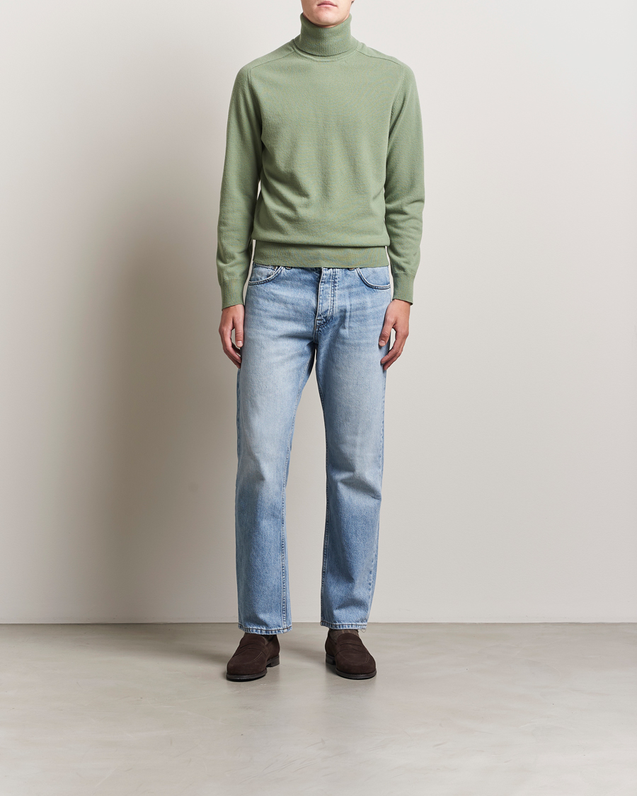 Altea Wool/Cashmere Rollneck Green