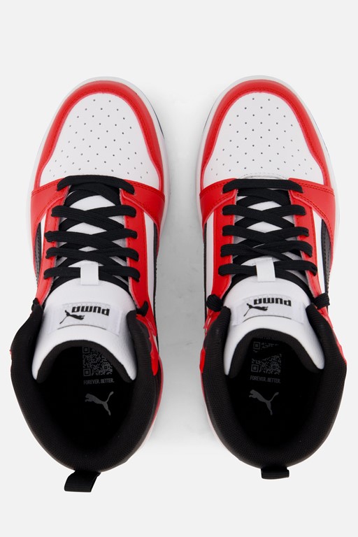 Puma Rebound v6 Mid Sneakers rood Synthetisch