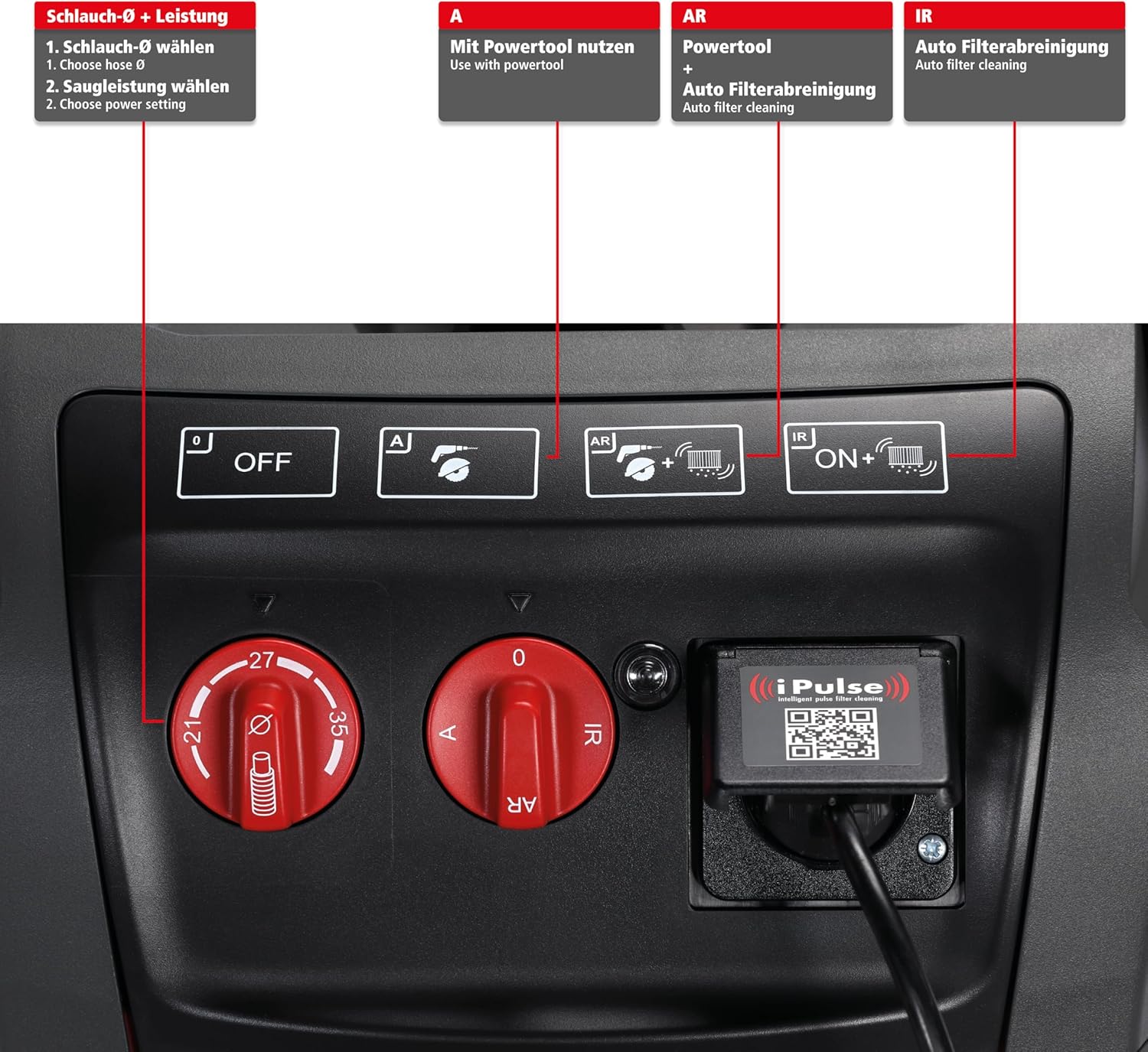 starmix iPulse H-1635 Safe Plus – Industriestaubsauger Staubklasse H, 280 mbar, 35l – automatische Filterabreinigung, HEPA H14-Filter – DIN-zertifizierter & BG-BAU-förderfähiger Sicherheitssauger
