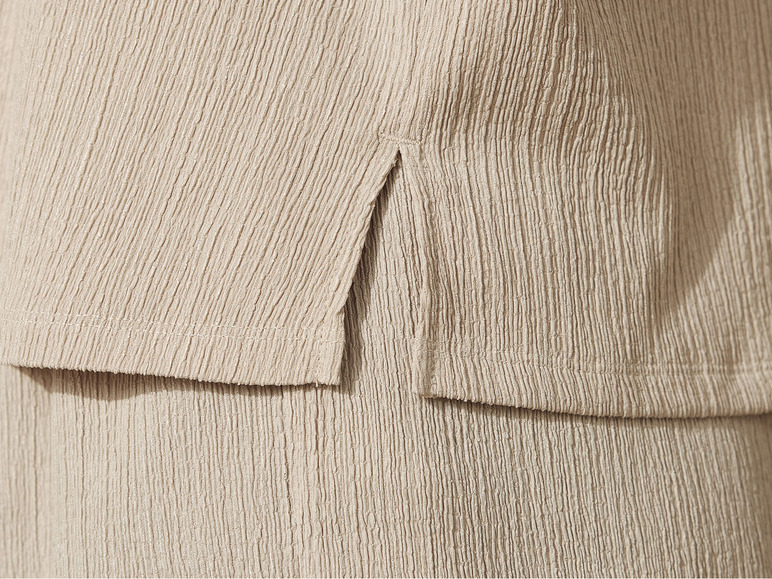 Shirt met modieuze crinkle-structuur