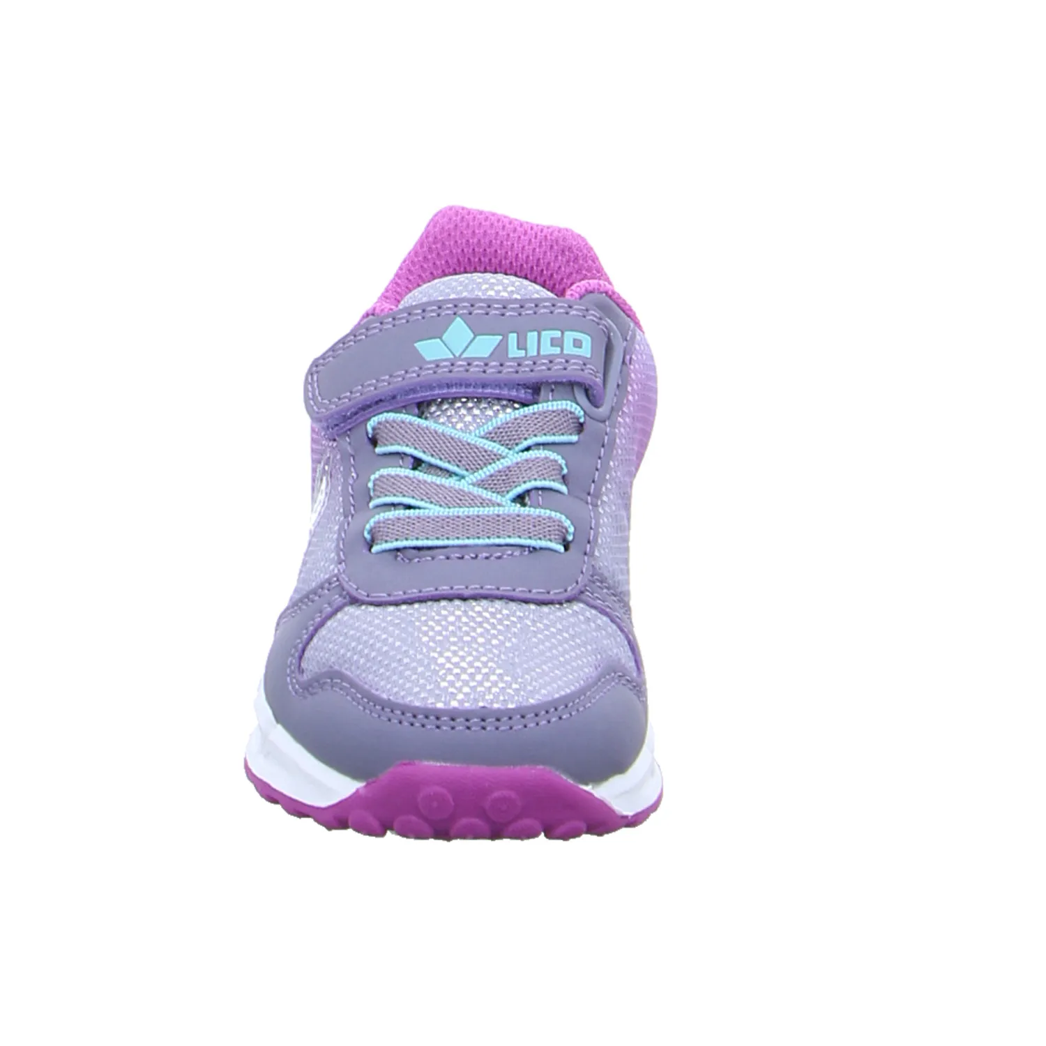 LICO Kleinkinder-Halbschuh Klett Violette Recycelte Materialien  Blinki