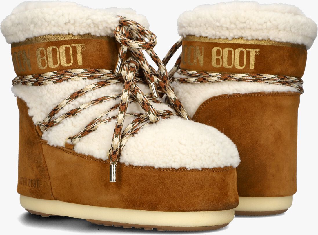 camel moon boot snowboots icon high shearling