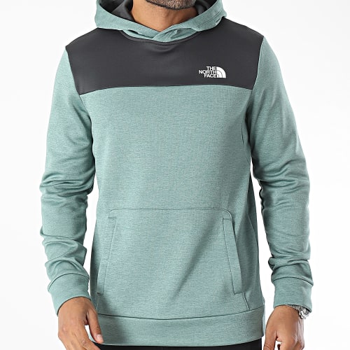 Sweat Capuche Reaxion A7ZA8 Vert Chiné