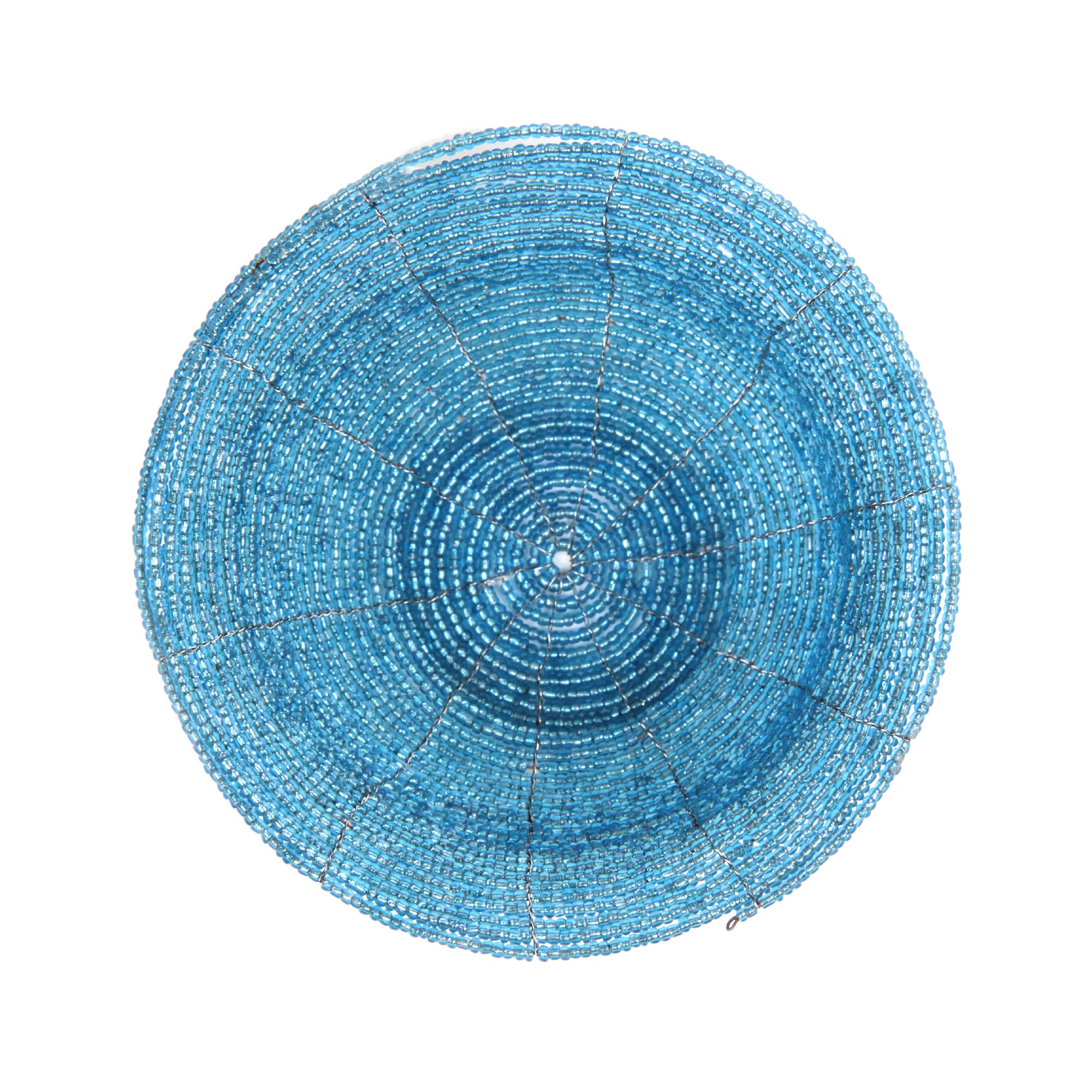 Schale aus Abalonen-Perlen, blau, Ø 13 cm, H 6 cm von fischer's lagerhaus