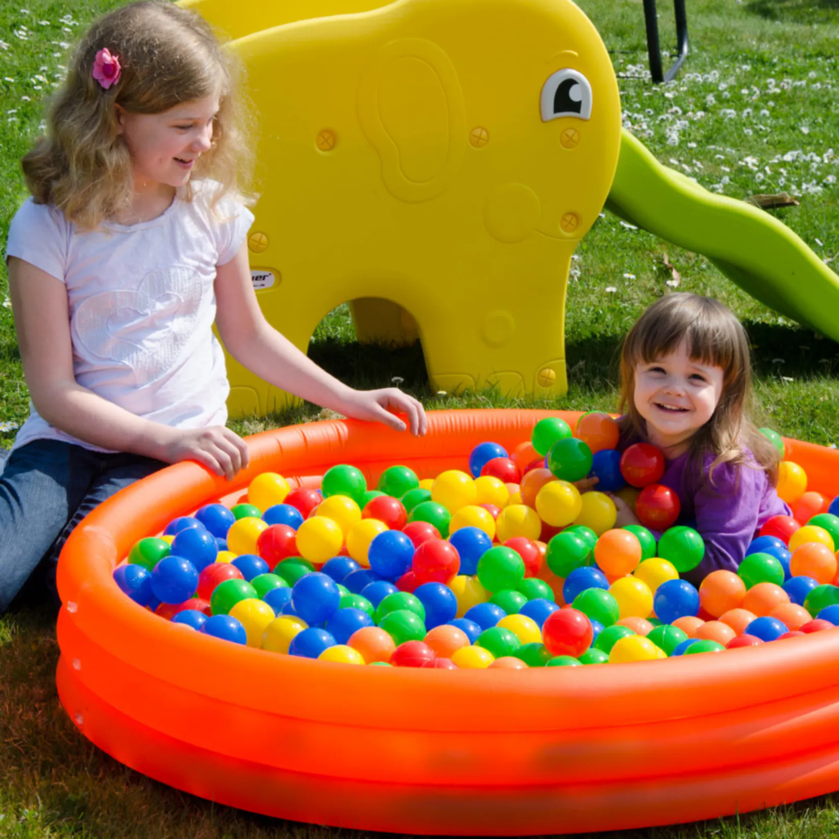 100 bunte Bälle für Bällebad 5,5cm Babybälle Plastikbälle Baby Spielbälle