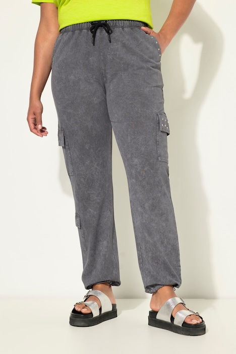 Cargo-Joggpants, Sweat, Vintage-Look, Cargotaschen