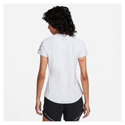 Maillot manches courtes Nike Dri-Fit Run Division Gris Femme