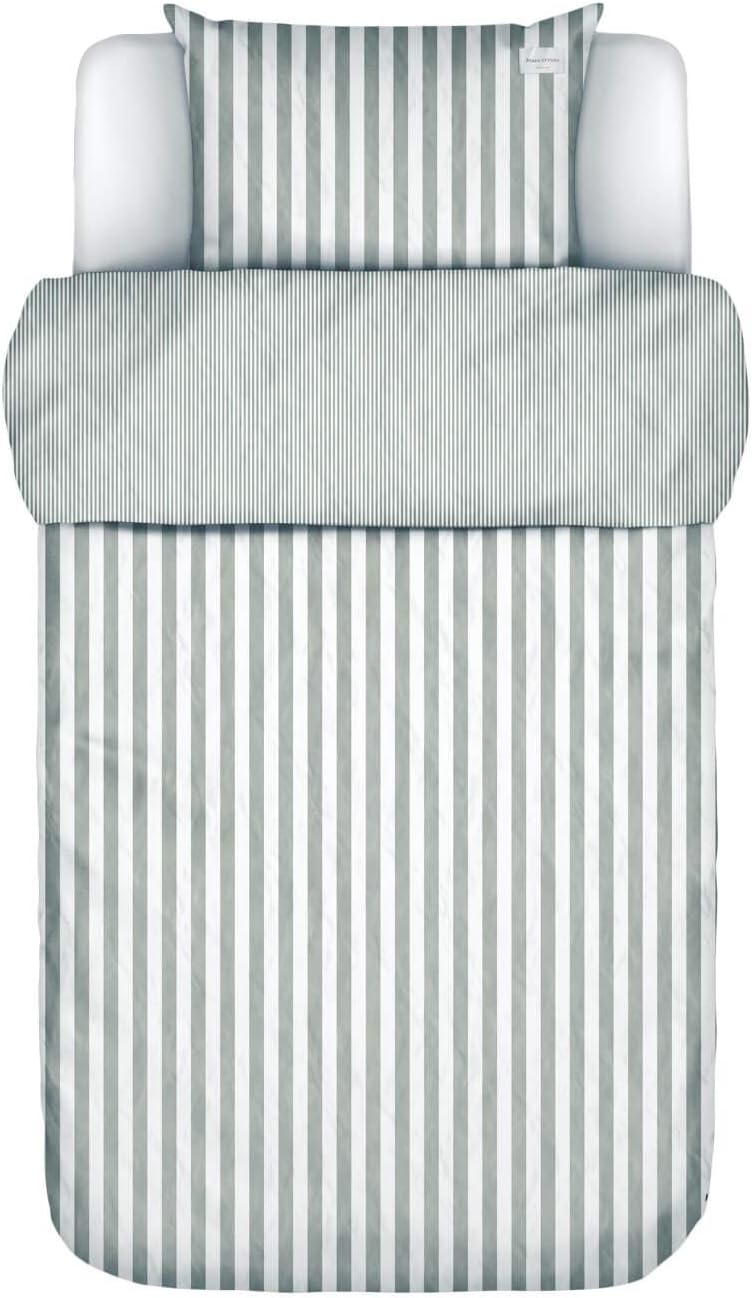 Marc O Polo Bettwäsche Mikkeli Grey 1 Bettbezug 135 x 200 cm + 1 Kissenbezug 80 x 80 cm