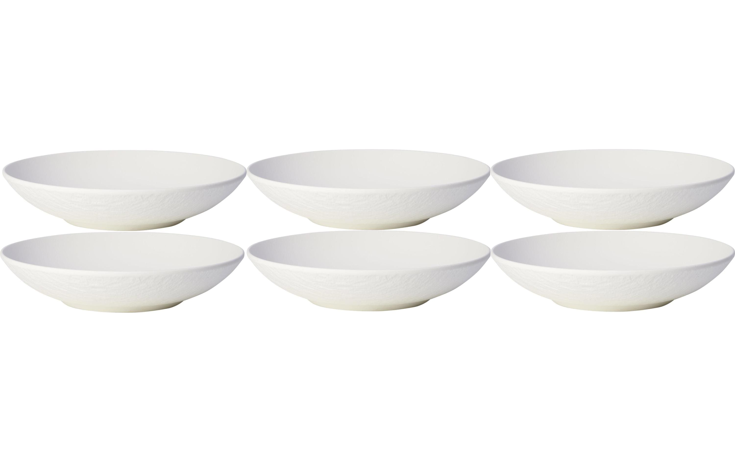 Suppen- & Pastateller Manufacture Ø 23.5 cm, 6 Stück, Weiss<br>Suppenteller