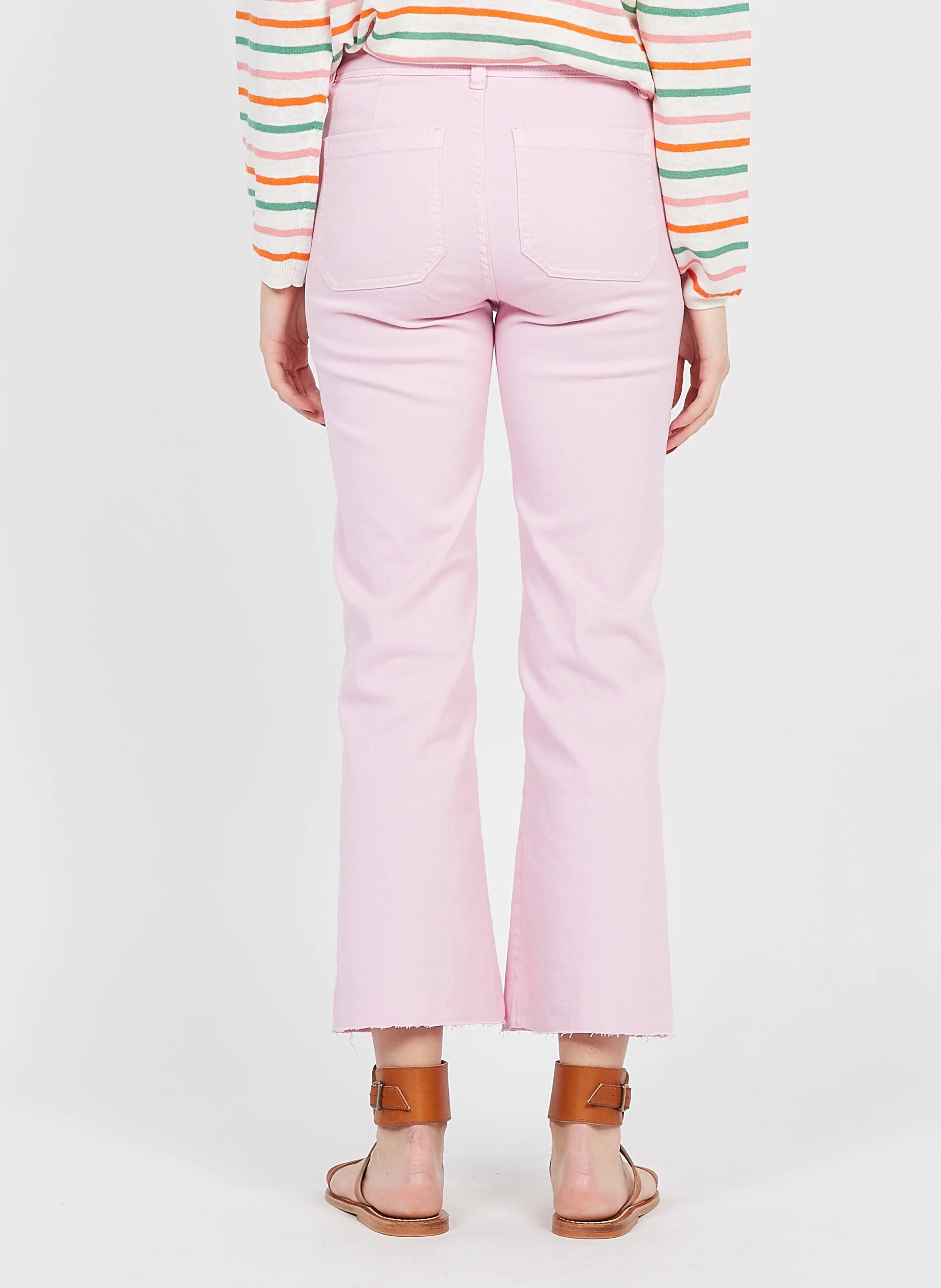 CARLOTTA - Pantalon large | Rose