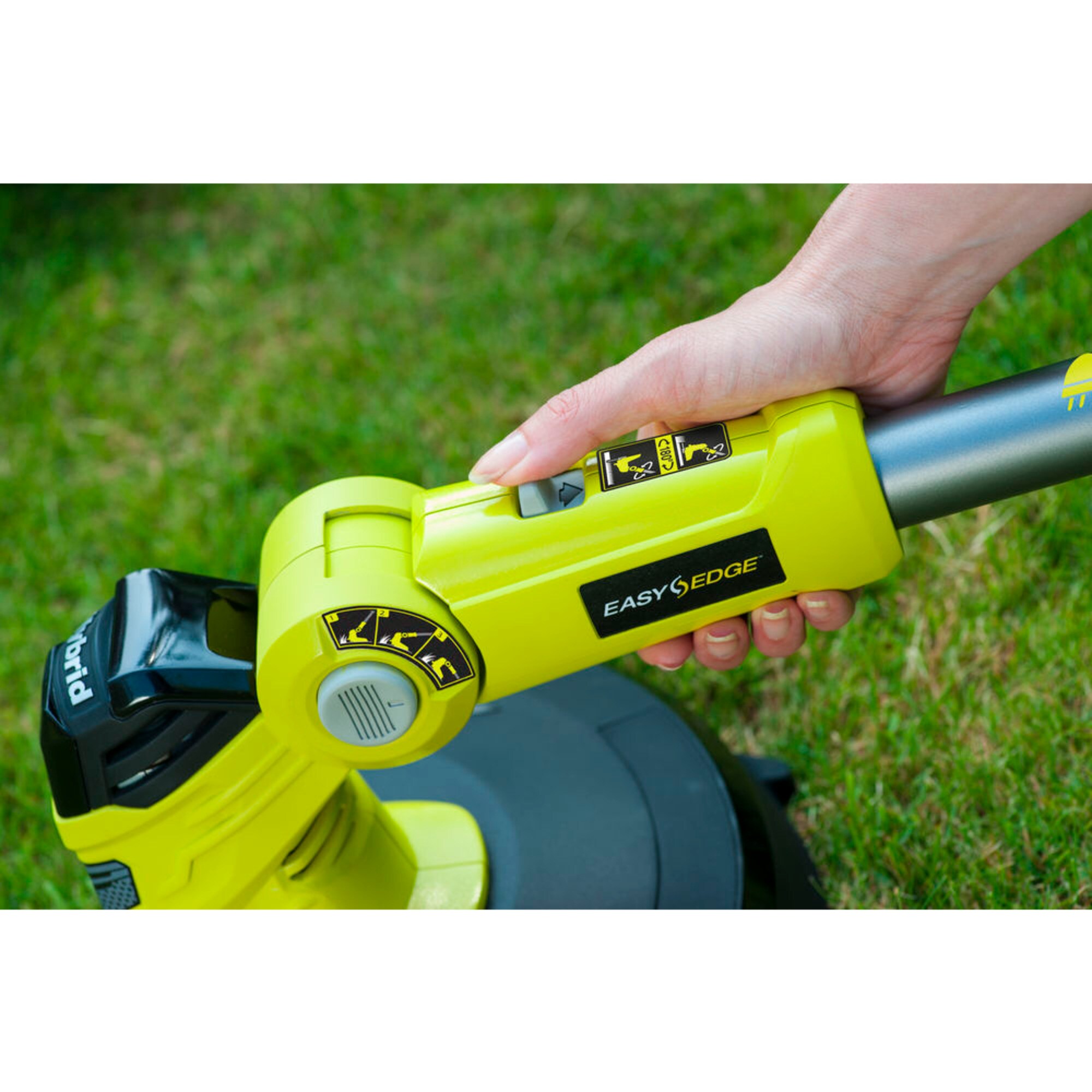 Ryobi Rasentrimmer ONE+ Hybrid-Rasentrimmer RLT1831H20F, 18Volt + Kabelbetrieb