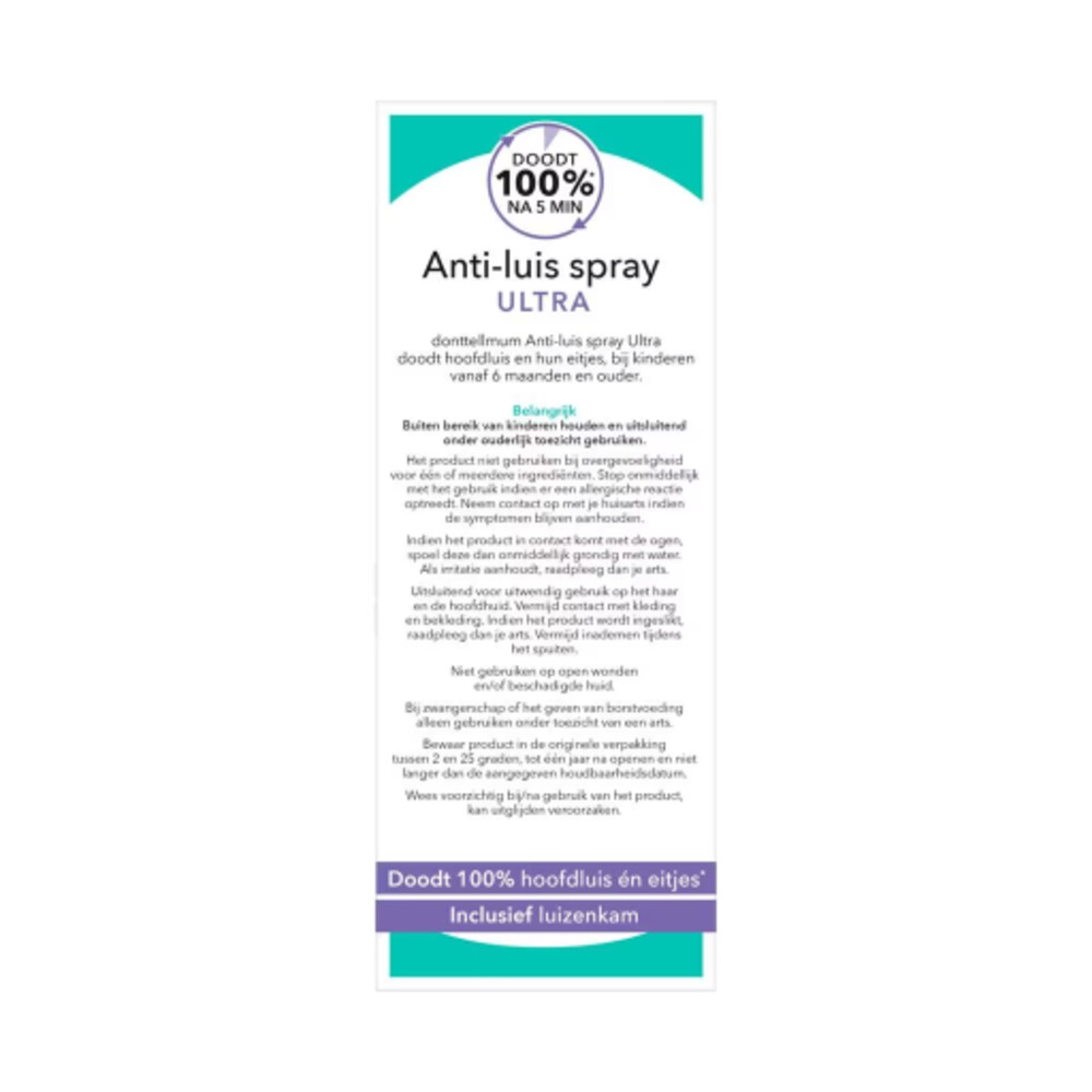 Donttellmum Anti-luis Ultra Spray120 ml