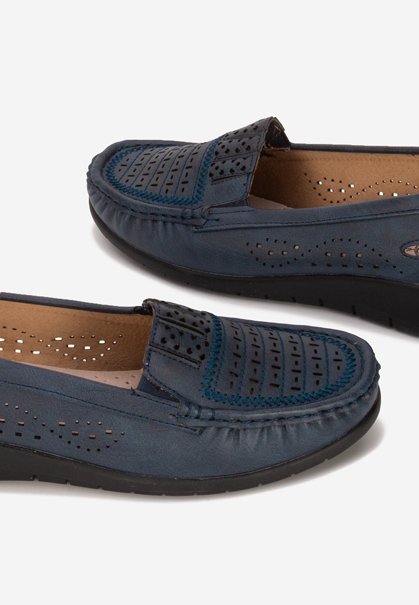 Mocassins femme marine Genovia