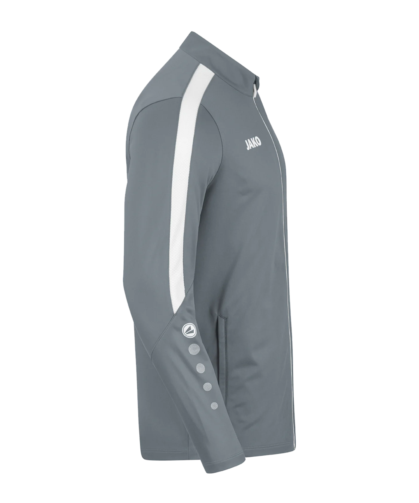JAKO Power Polyesterjacke Grau Weiss F840