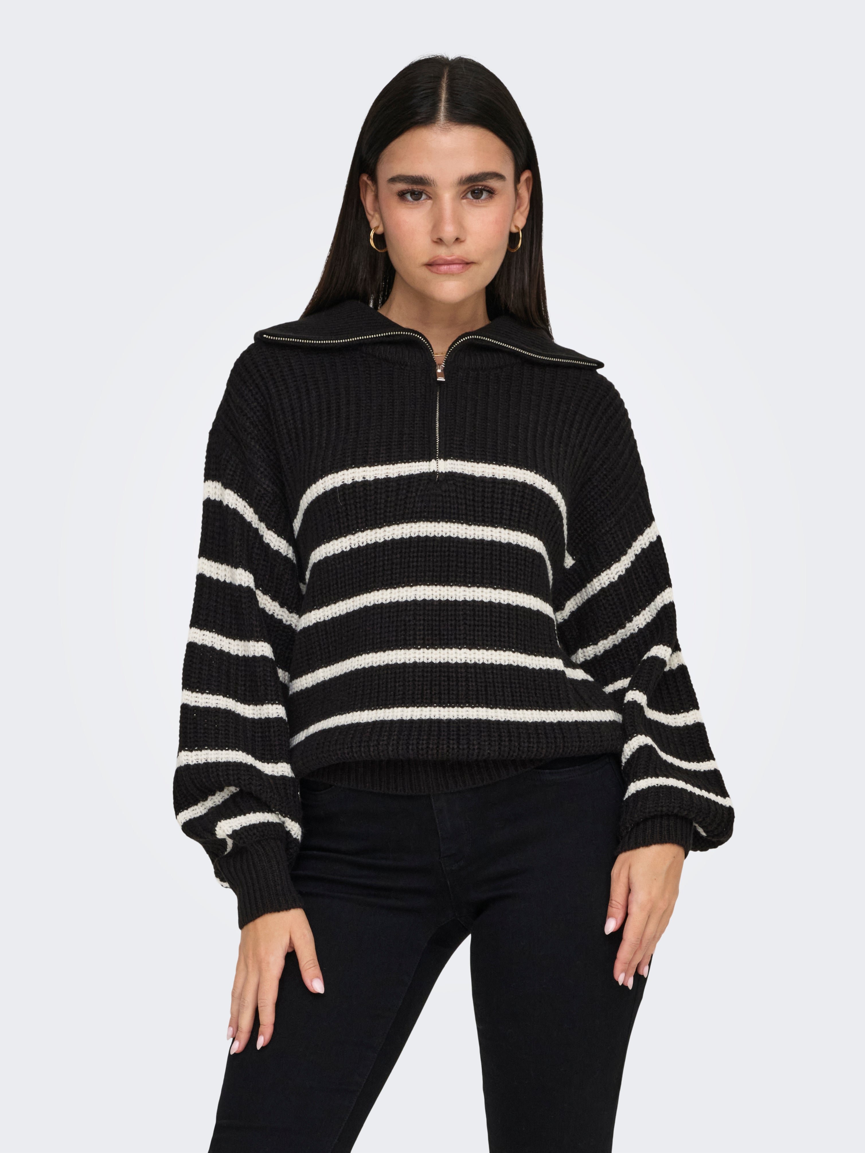 JDYJUSTY Strickpullover Black