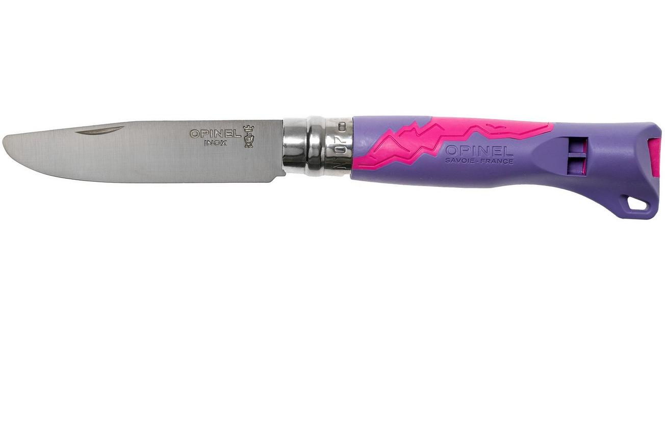 Opinel zakmes Outdoor No. 07 Junior zakmes, Purple/Parma