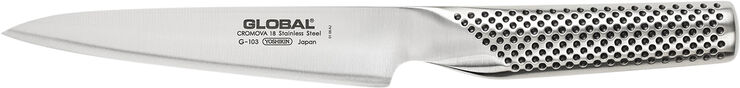 Global G-103 universalkniv stål 14 cm Sølv