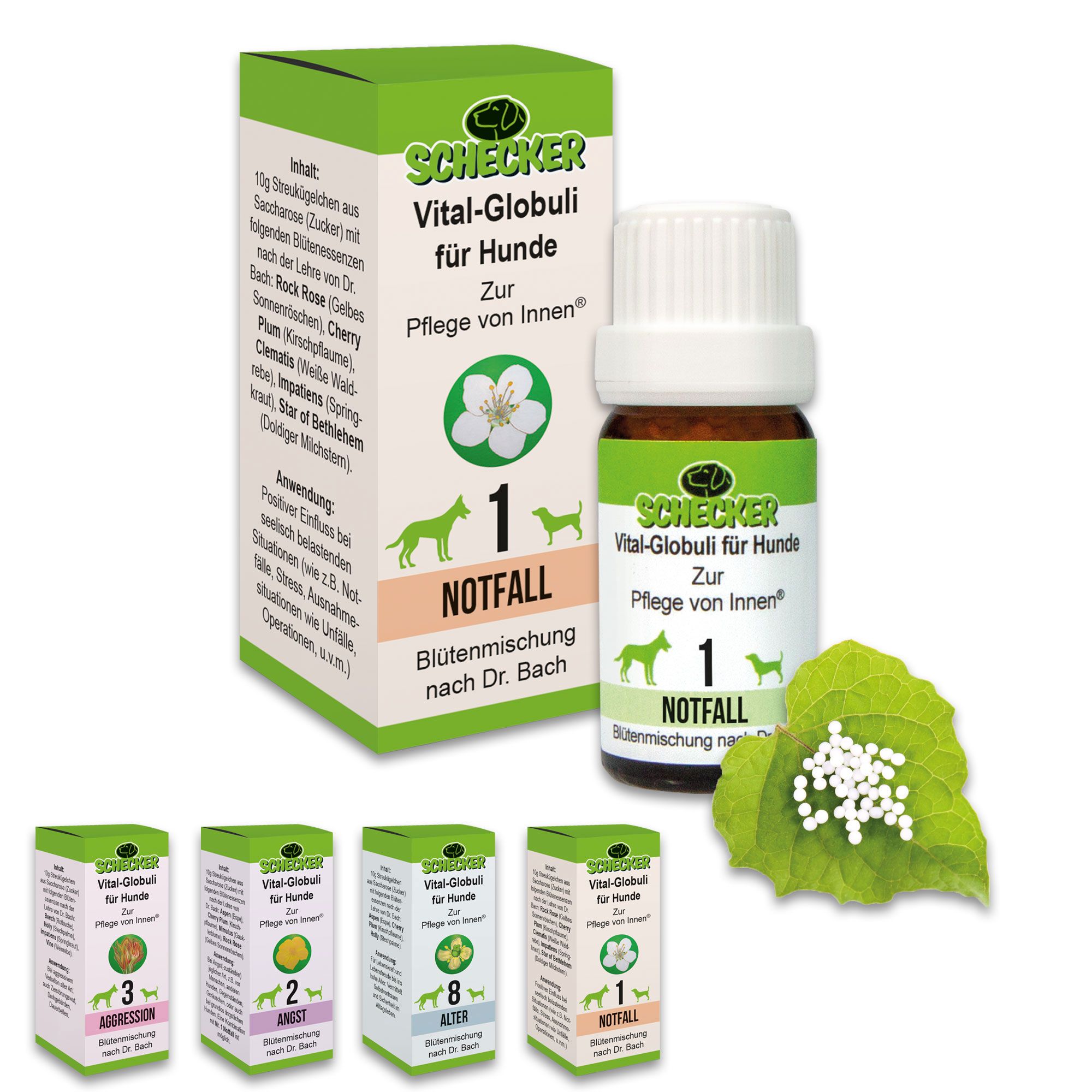 Schecker Vital Globuli - Aggression für Hunde