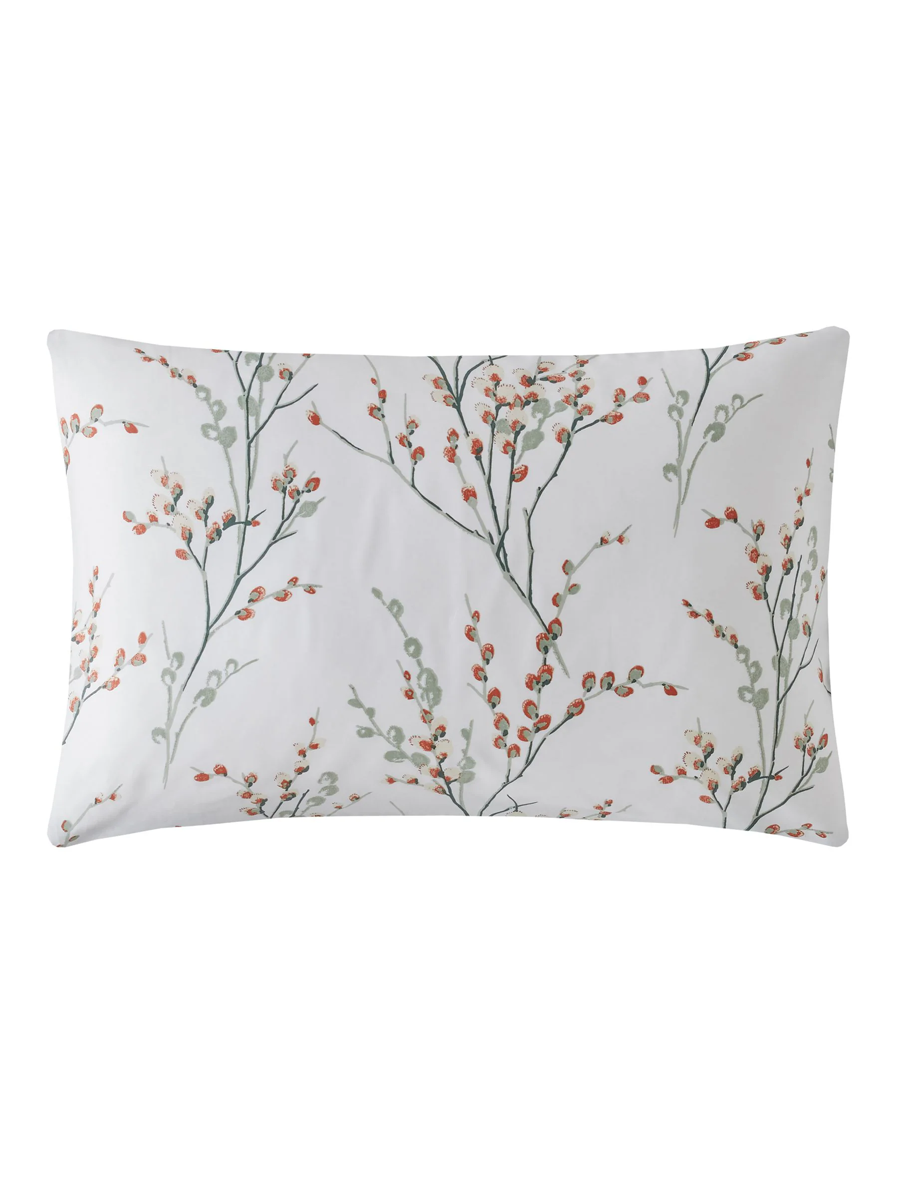 Laura Ashley 100% Cotton Sateen 200 Thread Count Pussy Willow Duvet Cover and Pillowcase Set