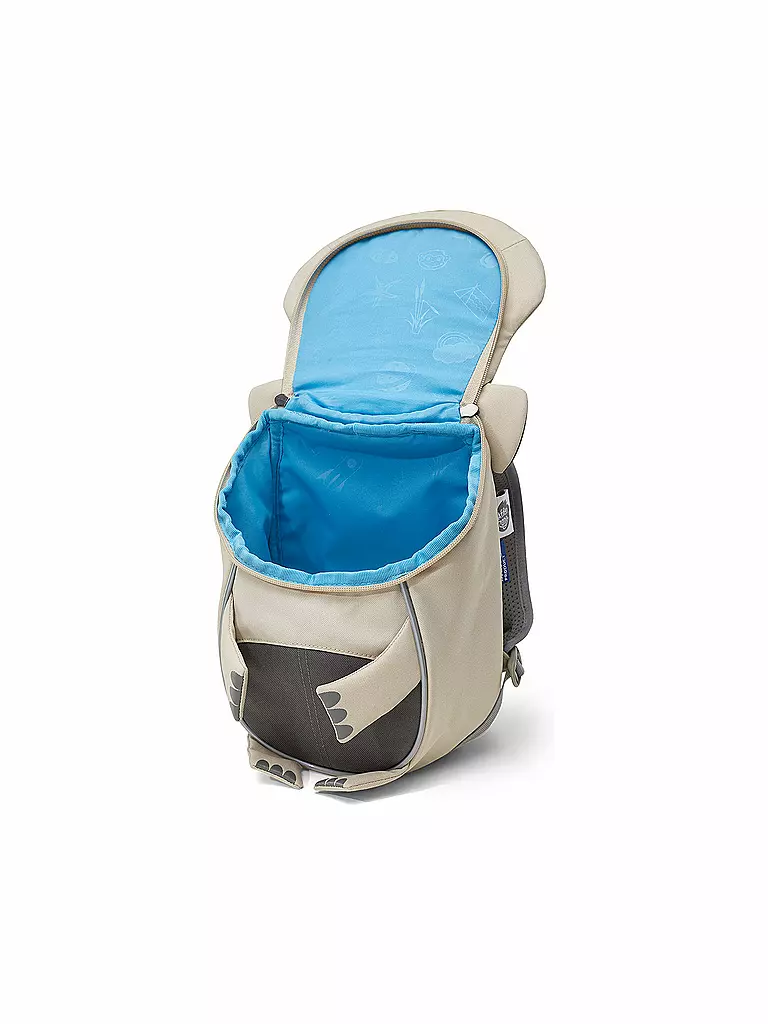 AFFENZAHN Kinder Rucksack Kleine Freunde - Nashorn grau