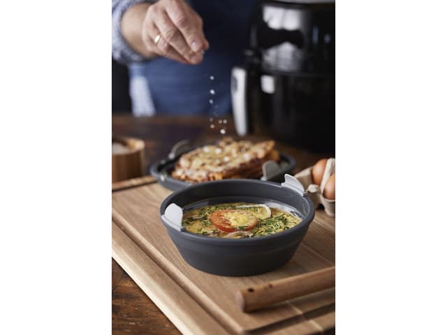 HOLM Rund Silikoneform til airfryer Dia 19 x 6 cm