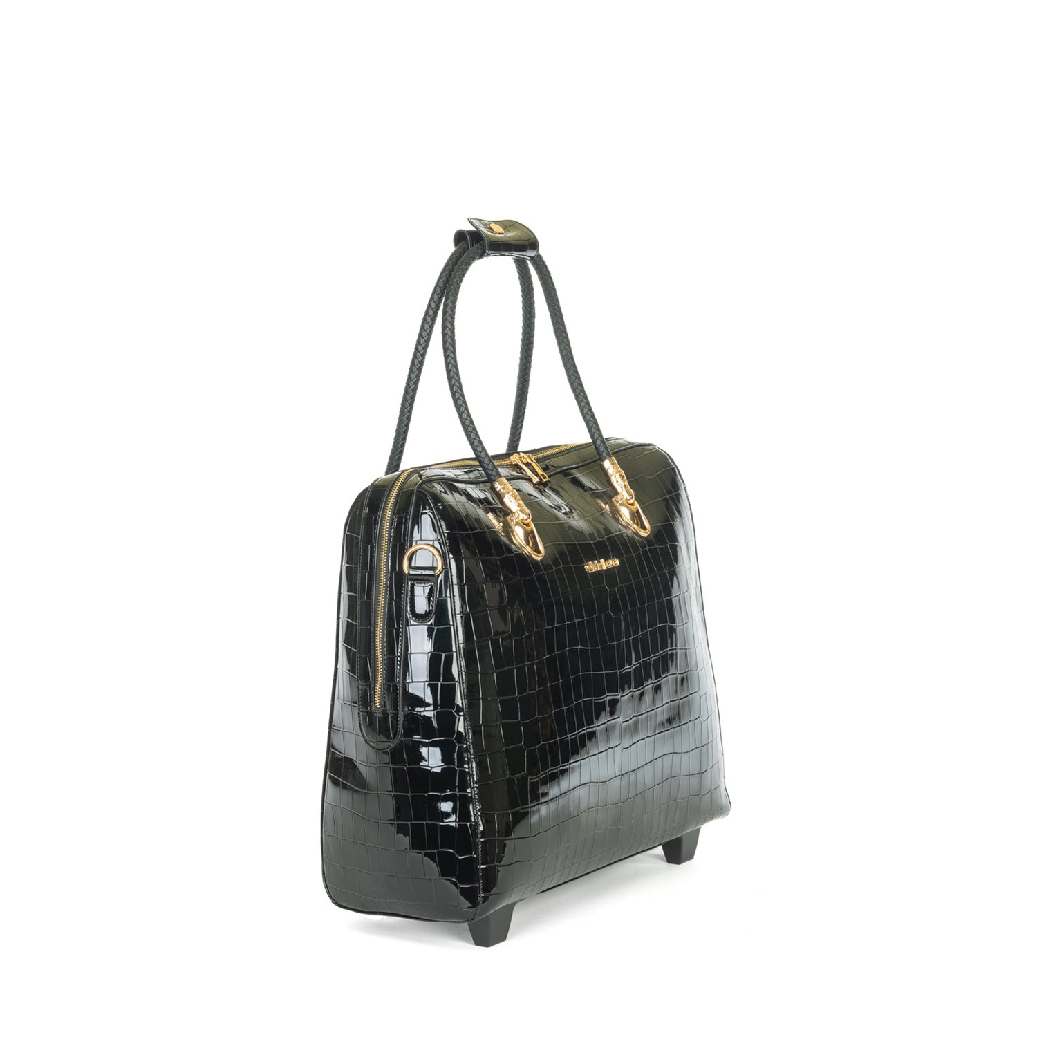 Olivia Lauren Alice Business Trolley croco zwart