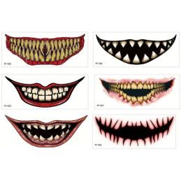TATOUAGE EPHEMERE BOUCHE HALLOWEEN