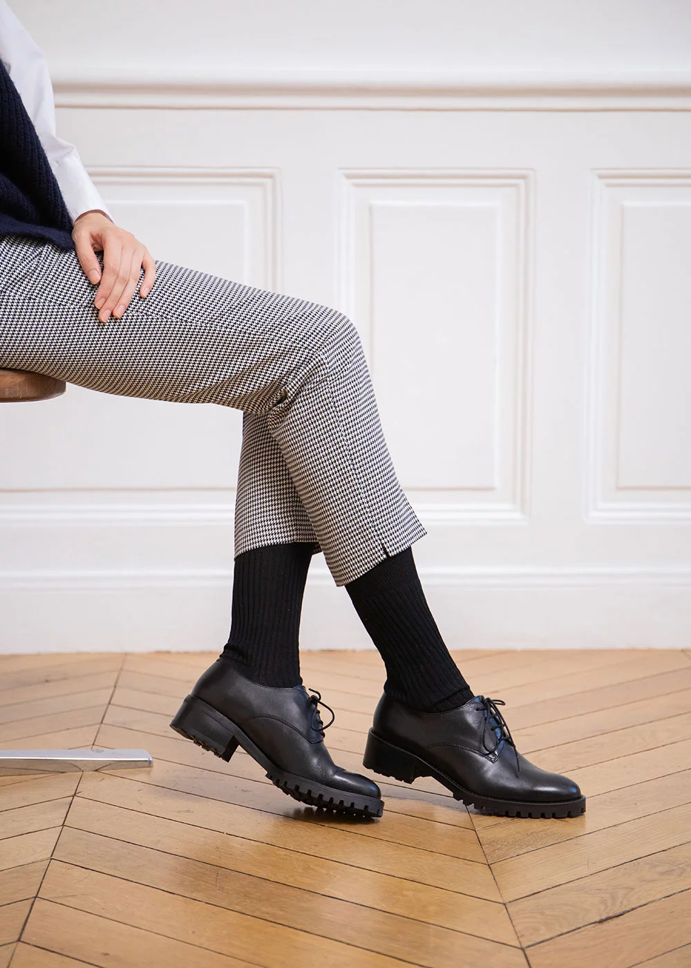 DERBY OLDHAM CUIR NOIR