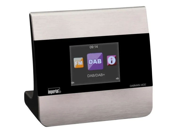Imperial DABMAN i400, Digital, DAB , FM, UKW, 87,5 - 108 Mhz, 150 mm, 81 mm, 140 mm