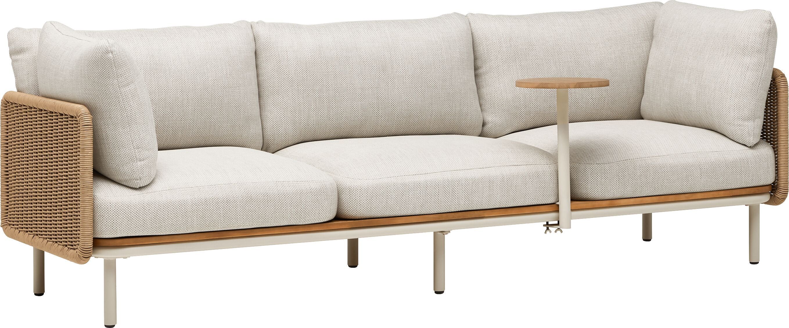 NIHOA Sofa Anstecktisch_Kunststoffgefl. - Sand