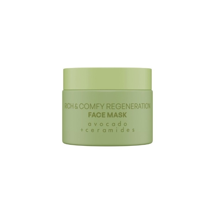 Nacomi Rich&Comfy Regeneration Gesichtsmaske mit Avocado und Ceramiden, 40 ml