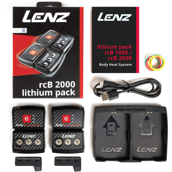 Accessoire chauffant LENZ LITHIUM PACK RCB 2000 BLACK