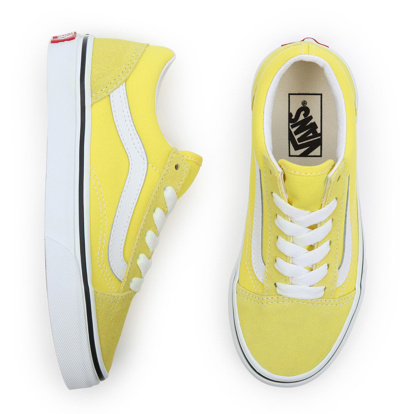 Vans Sneakers en Velours de Cuir & Textile UY Old Skool jaunes