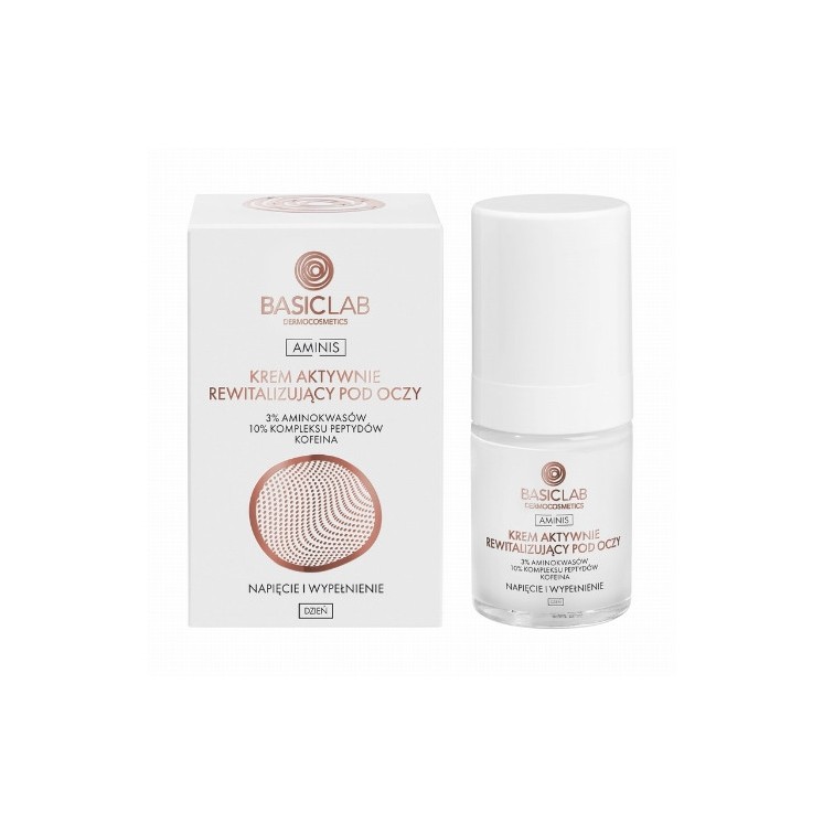BasicLab Aminis Actief revitaliserende dagcrème met 3% aminozuren 18 ml