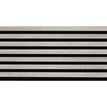 Lattenwand Decowall Acoustic grijs 260x30cm,2 stuks (1.56m2)