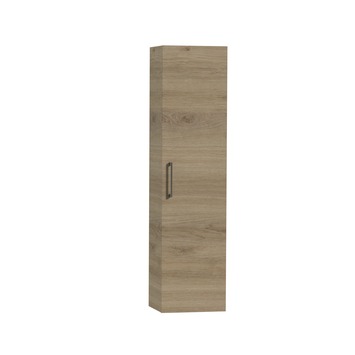 Tiger Studio kolomkast 160 cm chalet eiken greep rvs