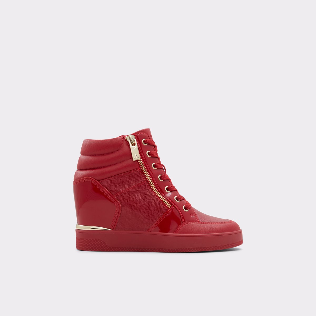 Ereliclya Bright Red Women High top sneakers
