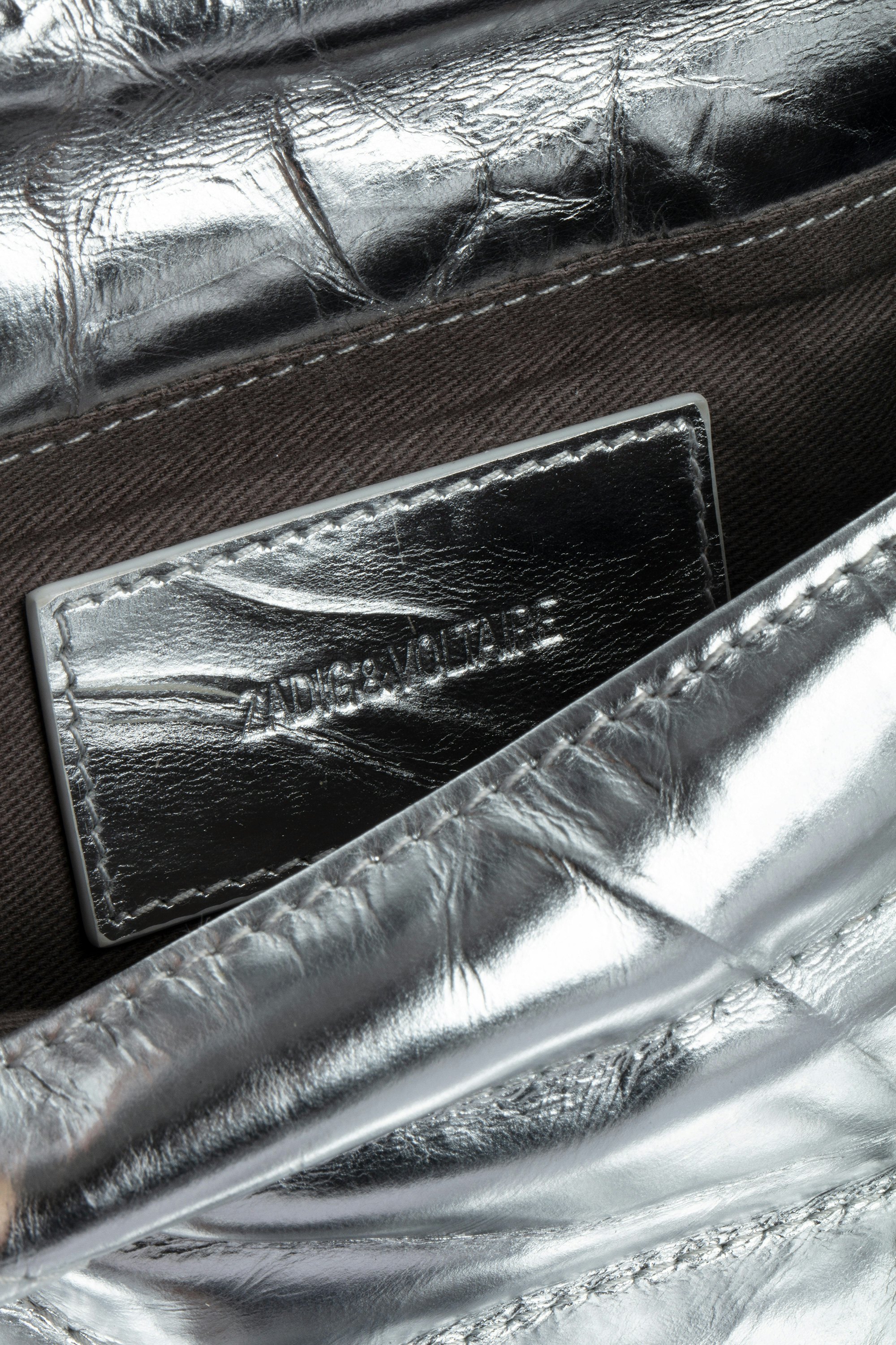 Pochette Rock Matelassée Métallisée