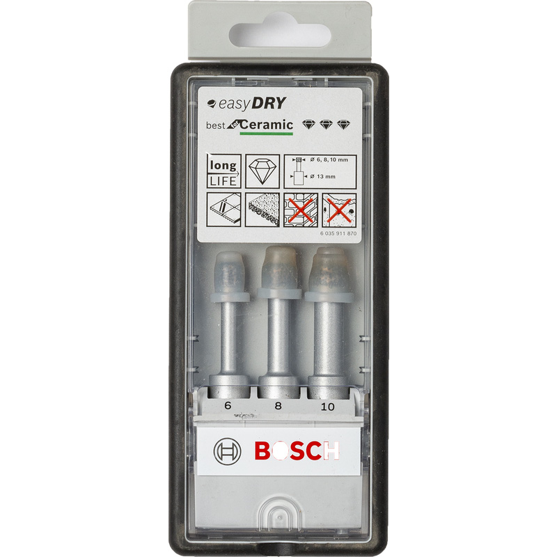 Bosch Easy Dry diamantborenset droog 6,8,10mm