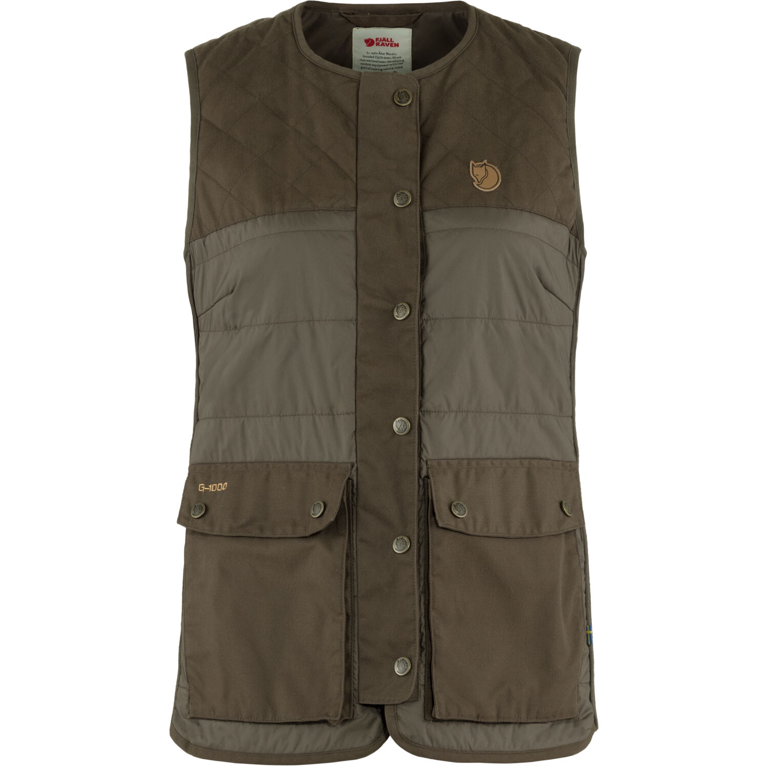 Fjällräven Womens Forest Wool Padded Vest