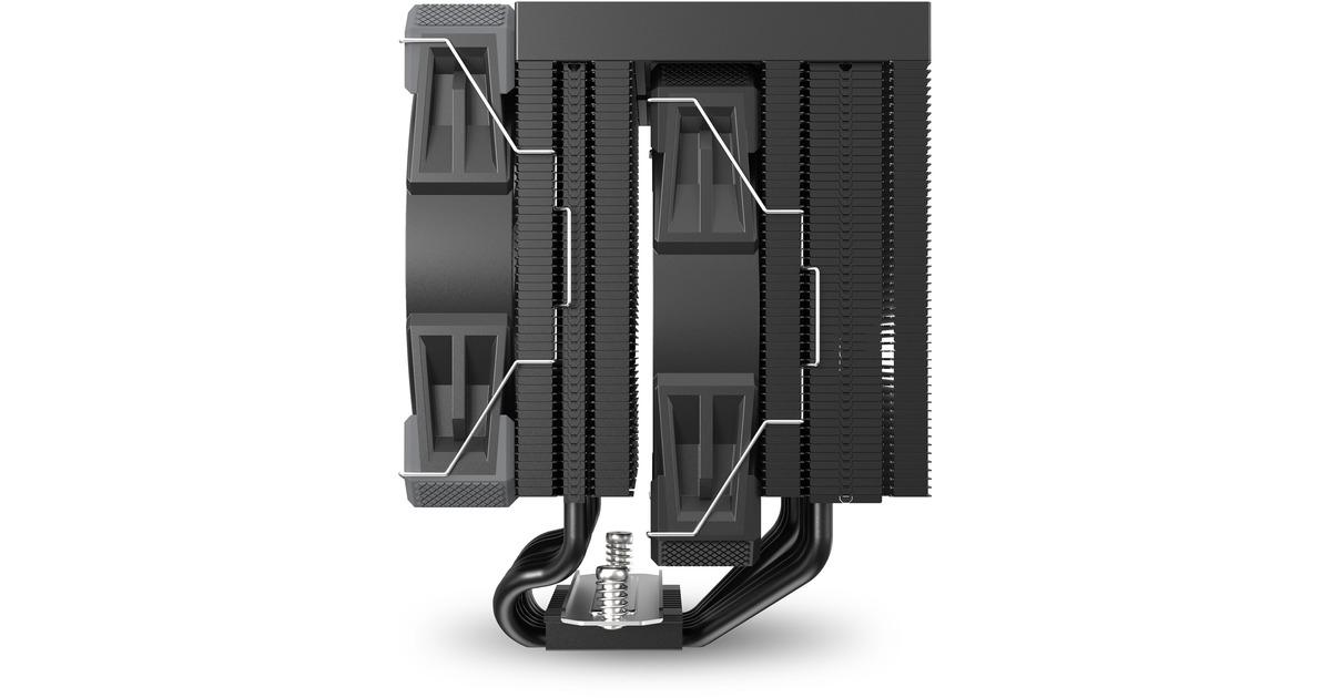 SharkoonA60 RGB CPU-koeler  (Zwart, 4-pins PWM fan-connector)