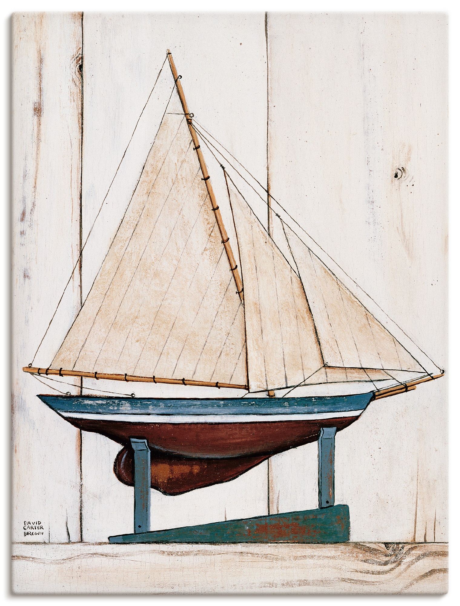 Artland Leinwandbild »Rennjacht« Boote & Schiffe 1 Stk. tlg. auf Keilrahmen gespannt