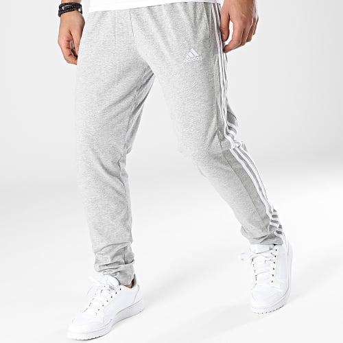 Pantalon Jogging A Bandes IC0046 Gris Chiné