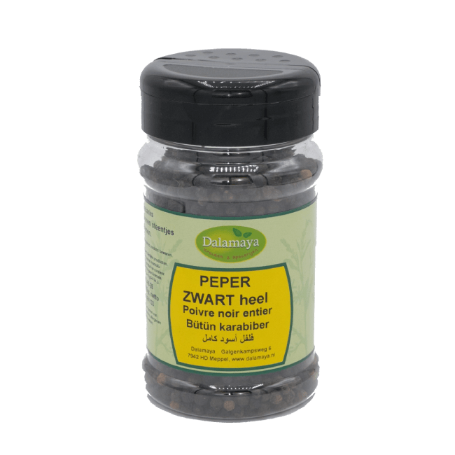 Dalamaya Peper Zwart Heel 140g