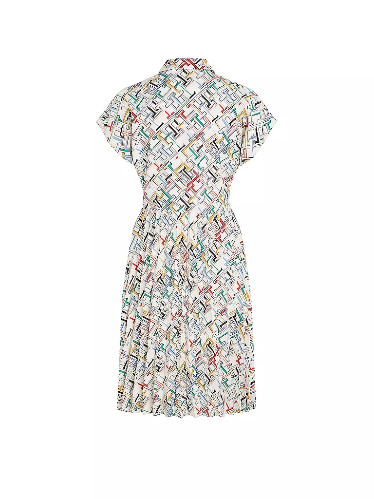 TOMMY HILFIGER Hemdblusenkleid weiss