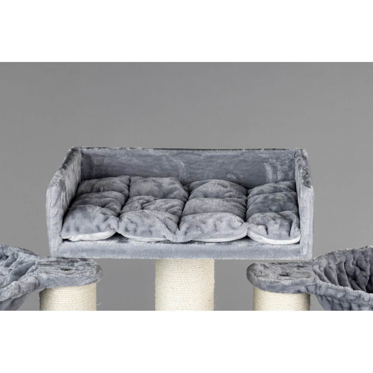 RHR Quality Kratzbaum Cat Paradise PLUS hellgrau