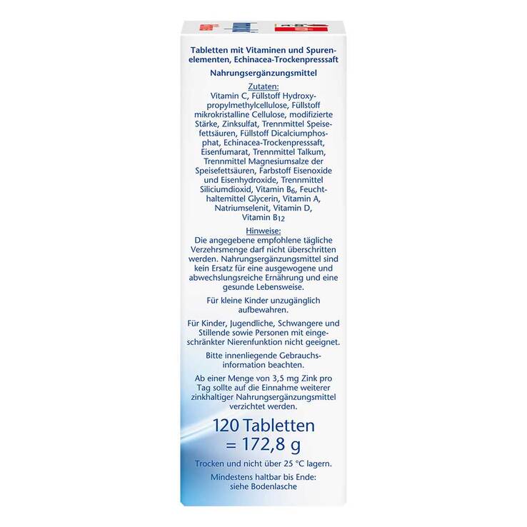 Doppelherz Immun plus Echinacea Depot Tabletten, 120 St