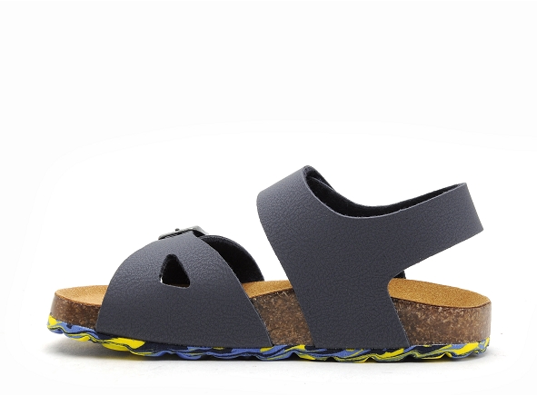 Kickers nu pieds enfant sunkro bleu